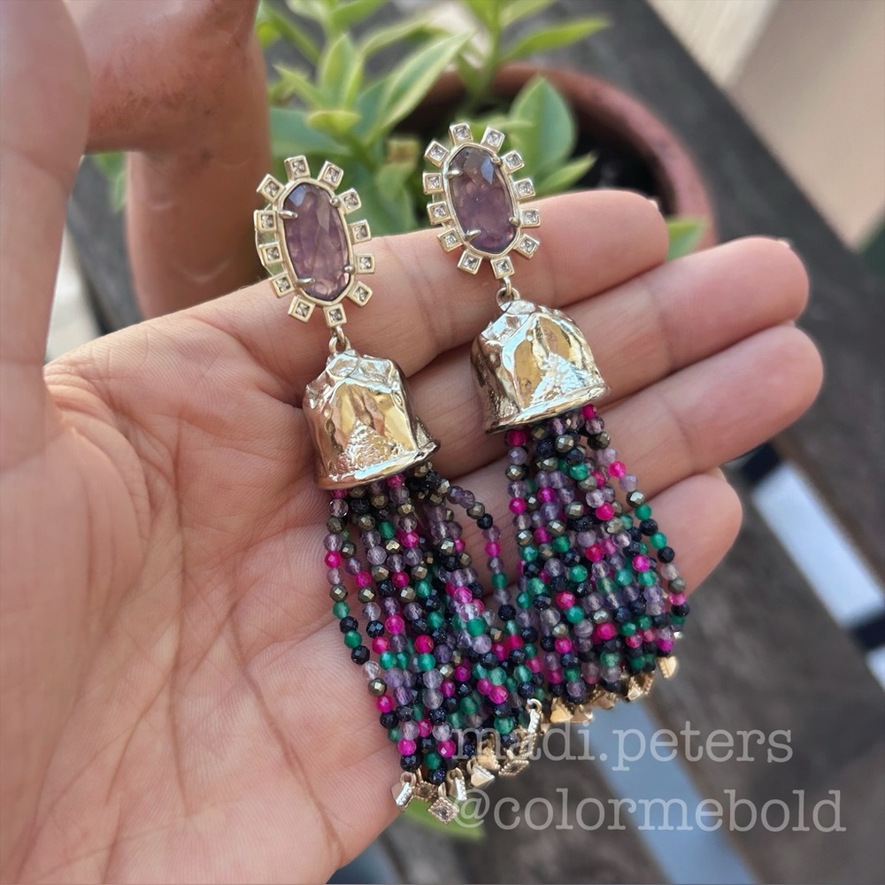 Kendra Scott Beaded Statement Earrings - image 4